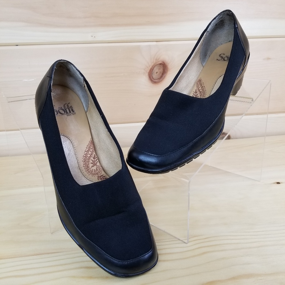 Sofft Leather and Fabric Heels